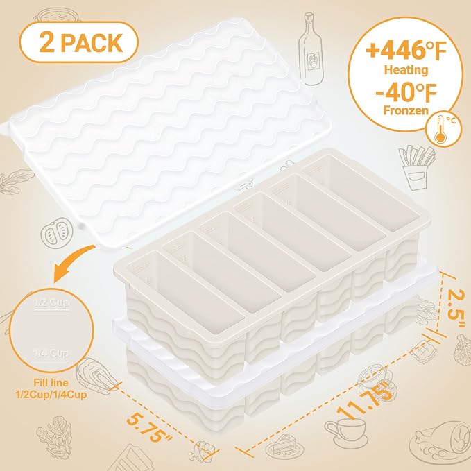 1/2 Cup Silicone Freezer Molds - Image 2