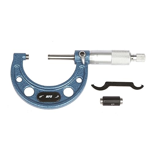 HFS(R) Solid Metal Frame Outside Micrometer (1-2"x0.0001")