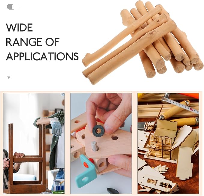 EXCEART Natural Drift Wood Pieces 12Pcs - Image 2