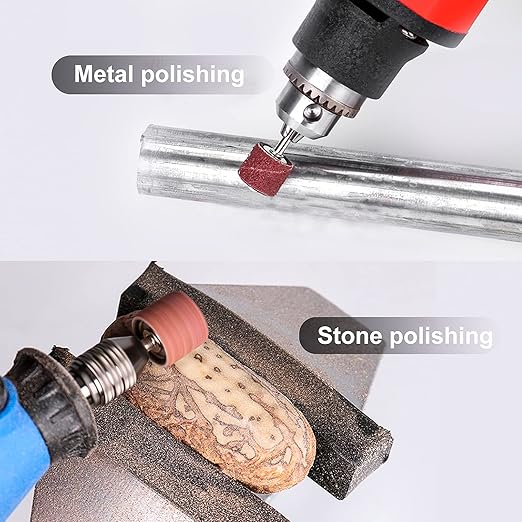 165pcs Rotary Tool Sanding Drums 120 grit,Sanding Drum Sander Bits Bands for Dremel Drill Accessories