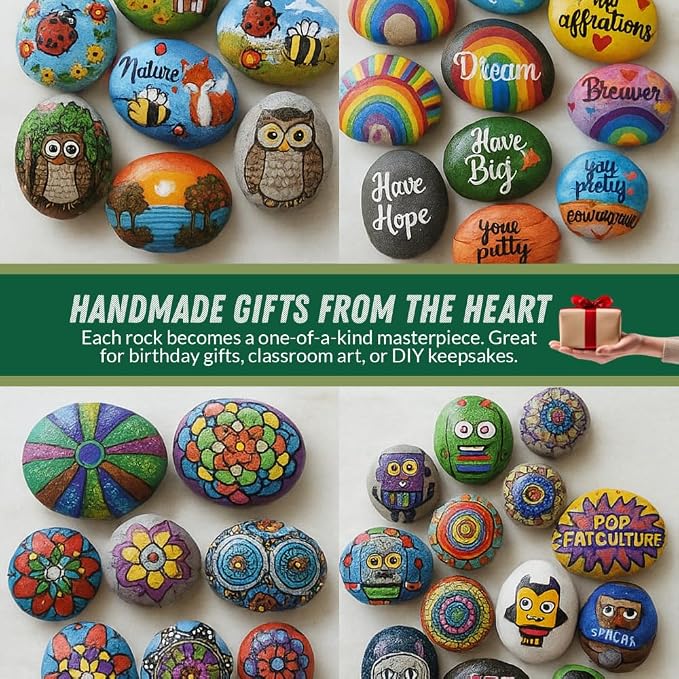 PGN 120 Large River Rocks for Painting - Image 4