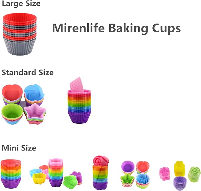 2 Inch Mini Size Silicone Baking Cups Muffin Cups, Reusable and Nonstick Mini - Image 8