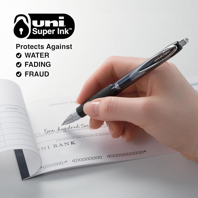 uniball™ 207 Gel Pens, 0.7mm Medium Point, Retractable, Smooth Writing - Image 2