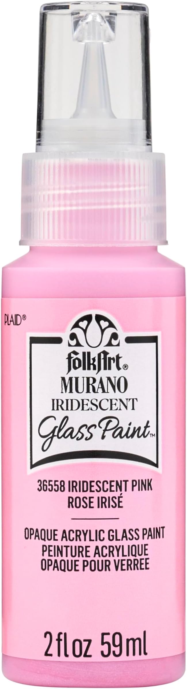 FolkArt Murano Iridescent Acrylic Glass Paint, 2 fl oz by FolkArt