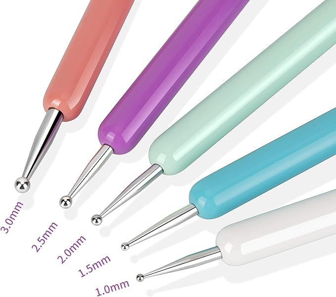 5 Pcs Pattern Tracing Stylus, Ball Embossing Stylus - Image 3