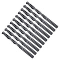 Drill Bit, 9mm Cutting Diameter, 4241 HSS Nitriding Black 118° Cutting Angle Versatile Jobber Bits - (Applications: for Drilling Plastic Wood Soft Metal), 10-Pieces