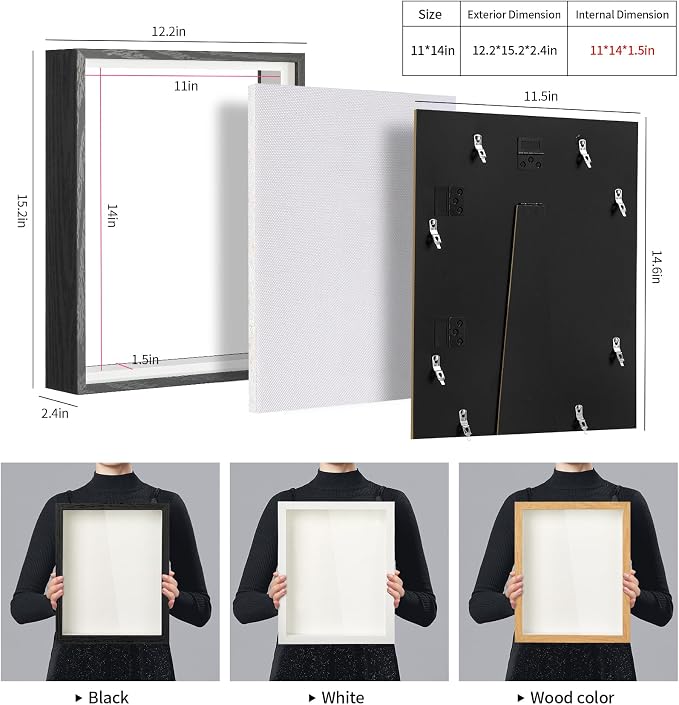 11x14 Shadow Box Picture Frame - Image 3