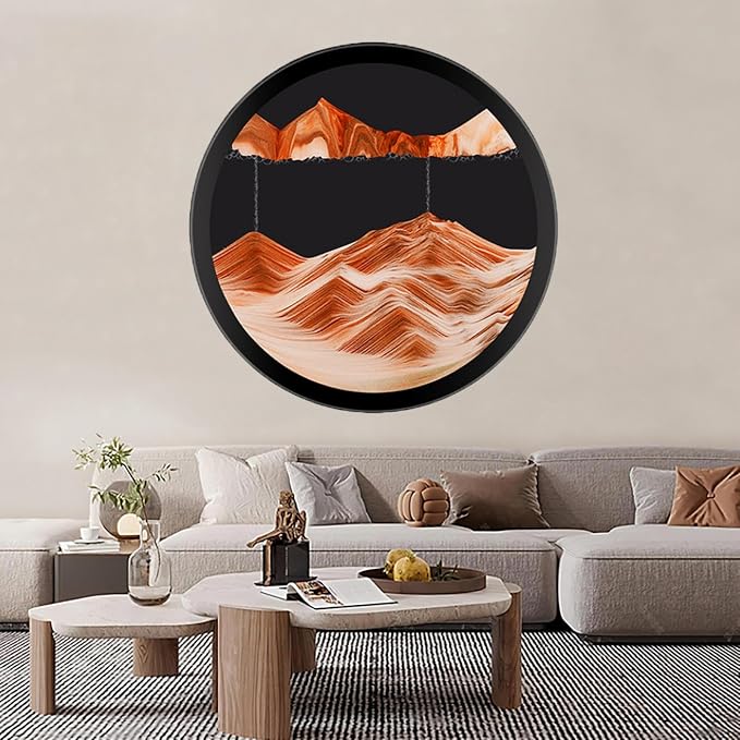TNSLGHS Moving Sand Art, Sand Art Liquid Motion 3D Deep Sea Sandscape, 360° by Unknown