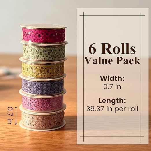 SallyFashion Decorative Washi Tape Set - Image 6