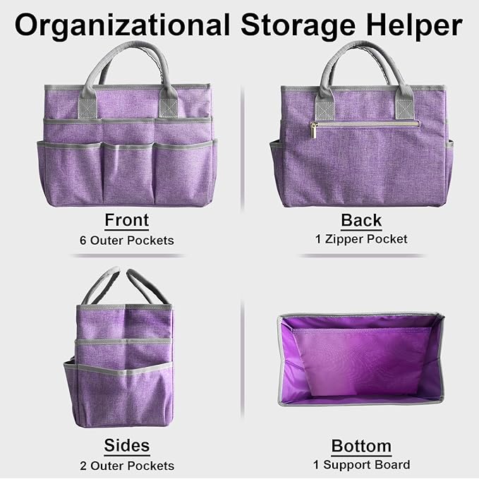 Cupohus Art Organizer Craft Storage Tote Bag - Image 4