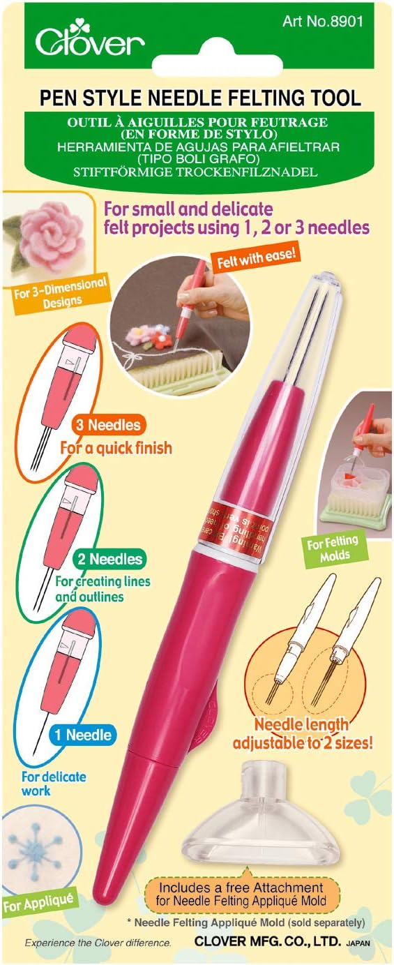 Clover Pen Style Felting Tool, 1.0 Count by CloverPress