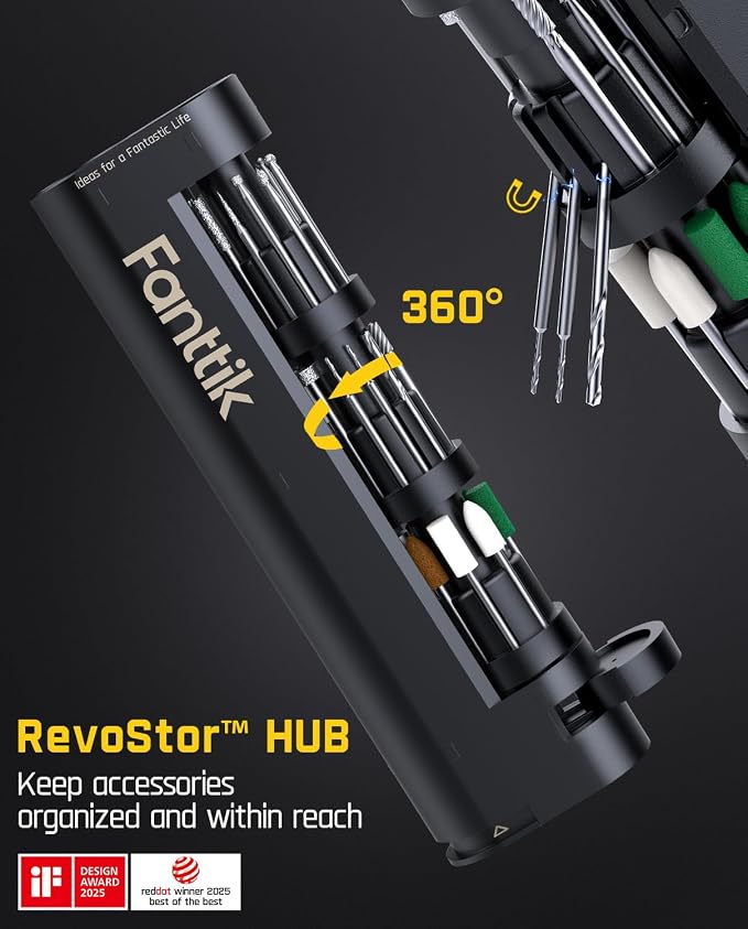 Fanttik F2 Master Mini Cordless Rotary Tool Kit - Image 4