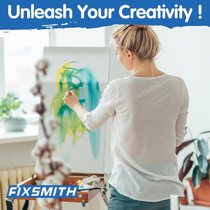 FIXSMITH Stretched White Blank Canvas - Image 6