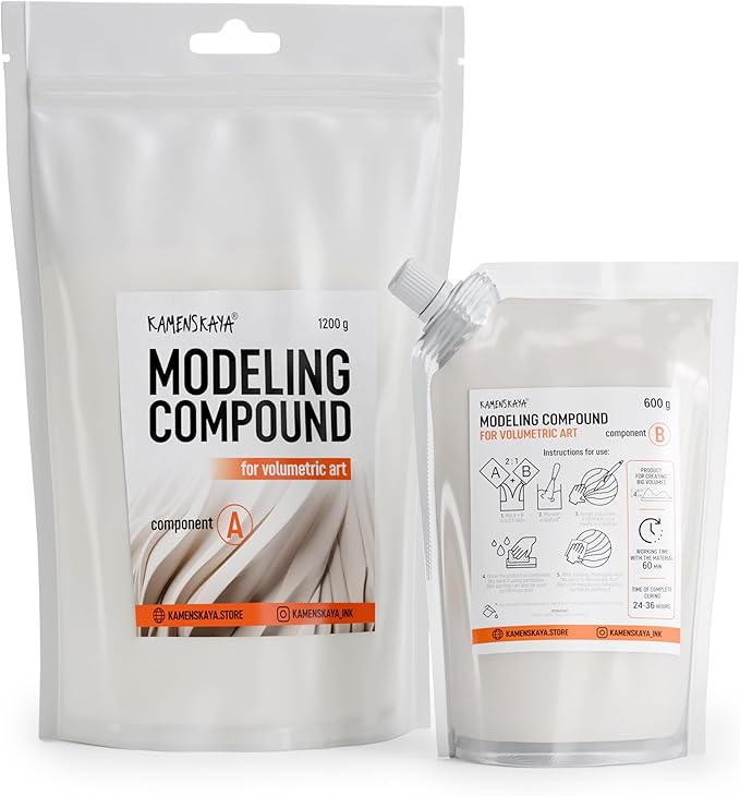 KAMENSKAYA Modeling Compound for Volumetric Paintings, and Restorative by Kamenskaya