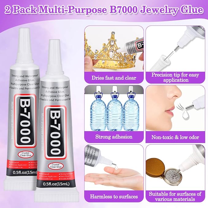anezus 400Pcs Jewels for Bedazzling - Image 4