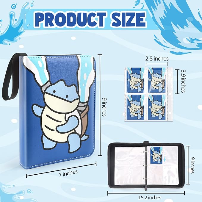 Premium Collectible Trading Card Albums，Card Binder Fits 400 Cards - Image 2