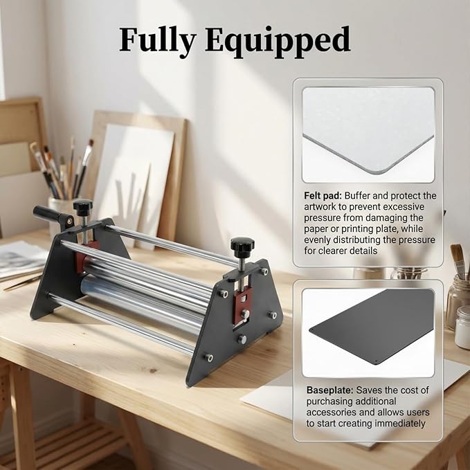 Printing Press, Basic Etching Machine, Professional Printing Machine - Image 4