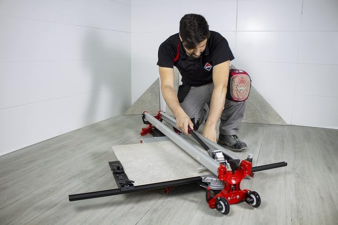 RUBI | Manual Tile Cutter TZ -1020 | Professional Ceramic Tile Cutter Ideal For Intensive Cutting up to 40 3/16" | Robust Chassis Guides and Breaking System