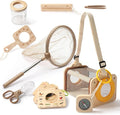 Wooden Bug Catcher Kit for Kids 3-8, Butterfly Net & STEM Guide, Catch & by ibwaae