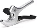 iCrimp PVC Pipe Cutter Cuts up to 1-5/8", Heavy-Duty Aluminum Ratchet Pipe Cutter Tool, Easy One-hand Operation Tube Cutter, PEX Cutting Tool for PEX, PVC, Platic Hose and Plumbing Pipe