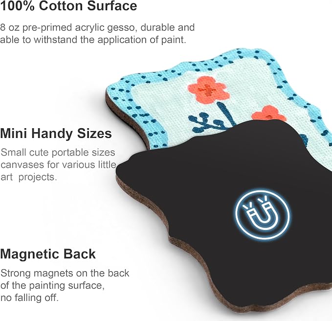 AUREUO Retro Magnetic Mini Canvas Boards - Image 3
