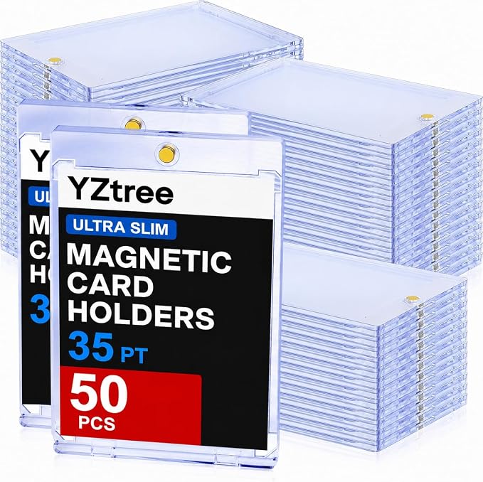 50ct Magnetic Card Holders: 35pt One Touch Card Holder by YZtree