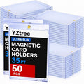 50ct Magnetic Card Holders: 35pt One Touch Card Holder by YZtree