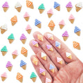 100 Pieces Colorful Tiny Ice Cream by HOMICO