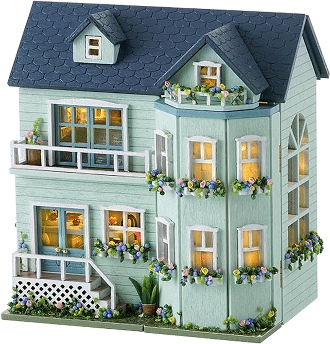 Flever Dollhouse Miniature DIY House Kit Creative Room by Flever