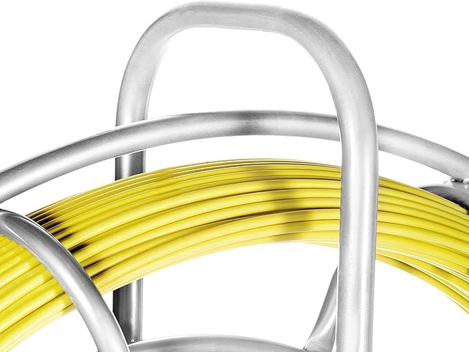 Fish Tape Fiberglass Reel Wire Cable Running Rod Duct Rodder Fishtape Puller 6mm (6mm)