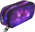 ANANGTEE Purple Galaxy Unicorn Pencil Case Pouch by ANANGTEE
