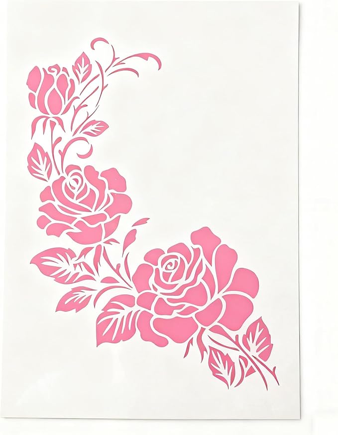 TIAMECH A4 Reusable Flower Stencil - Image 3