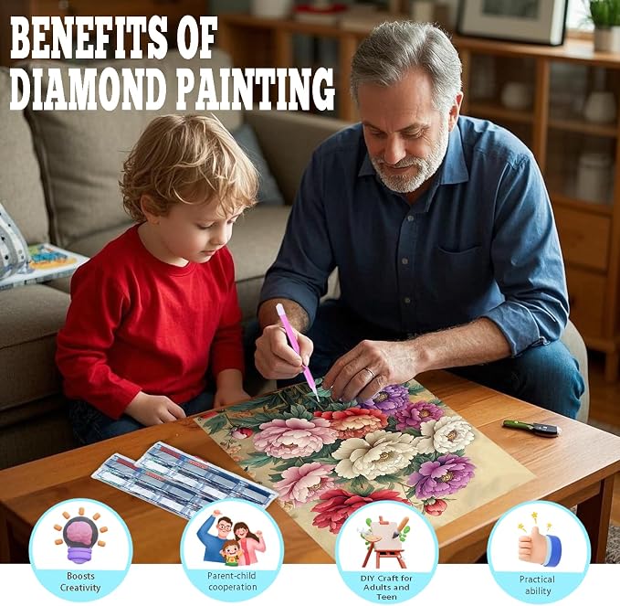 DOZEEZOP 4 Pack 5D Diamond Painting Kits - Image 5