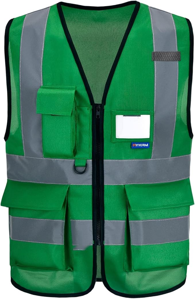 3xl green safety vests reflective