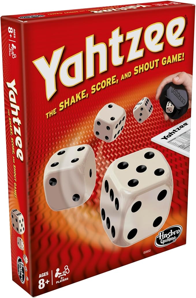 Hasbro Gaming Yahtzee Game, Fast-Playing Dice Games - Image 4