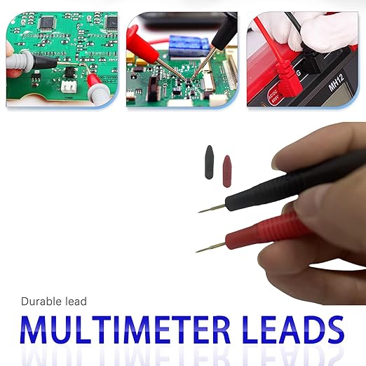 Multimeter Probes 1000V10A Digital Multimeter Test Leads and 2PCS Crocodile Clips