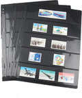 MUDOR Stamp Pages for Stamp Collection Album Binder Book, 10 Sheet 5 Rows | by MUDOR