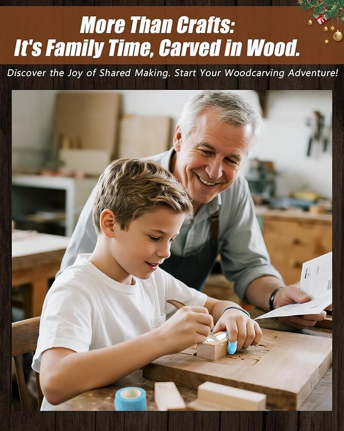 Wood Carving Hobby Kit for Adults & Kids - Image 2