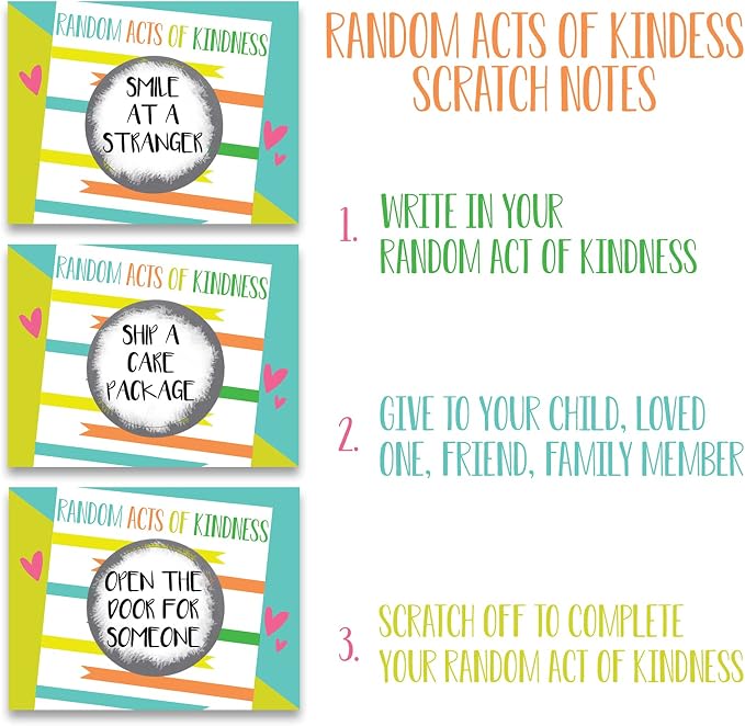Make Your Own DIY Scratch Off ScratchNotes 20 Pack 3x4 Note Cards & Stickers - Image 4