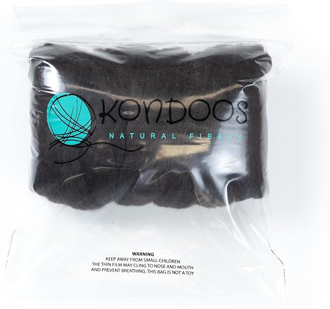 Natural Wool roving, 8 OZ. Best - Image 6