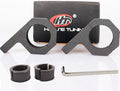 1.25 inch Light Bar Clamps Mounting Bracket,1-1/4 Tube Clamp Roof Roll Cage Holder for Work HID LED Light Bar (Pack of 2)