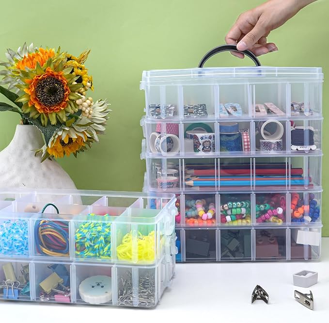 SGHUO 7-Tier Stackable Storage Container Box - Image 4