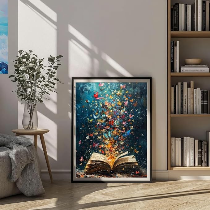 Butterflies Book Paint by Number Framed - Image 2