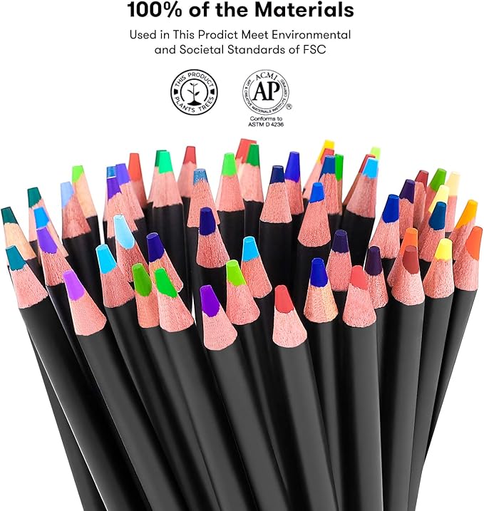 Soucolor 180-Color Artist Colored Pencils Set - Image 5