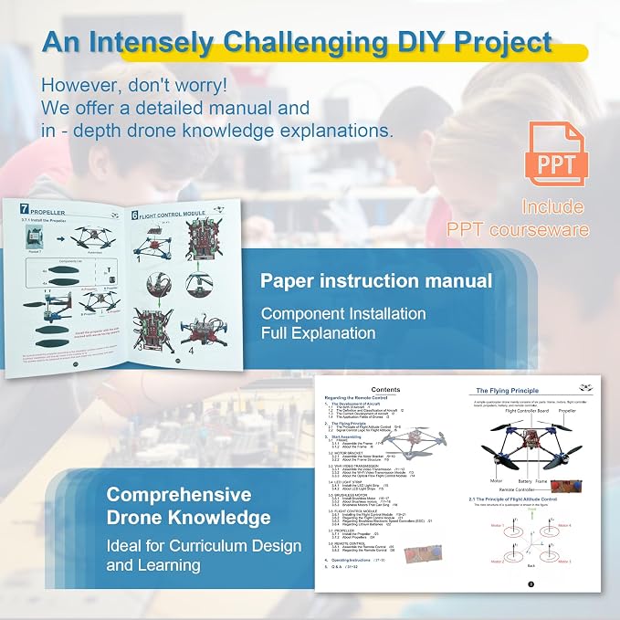 Quadrotor Drone DIY Kit: A Unique STEM Project - Image 4