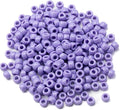 Gxueshan 1000 Pcs Acrylic Plastic White Pony Beads 6x9mm Bulk Kandi Beads by Gxueshan