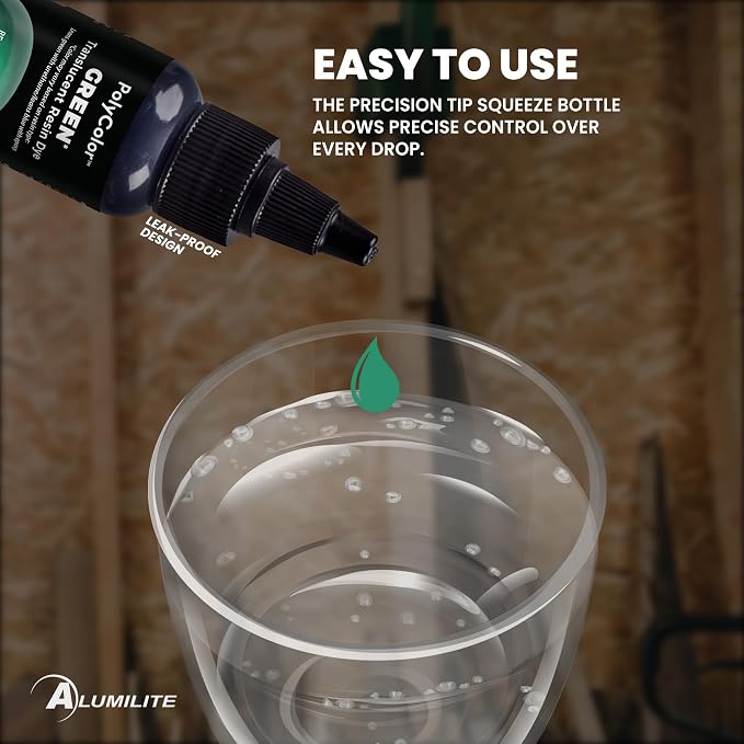Alumilite Liquid Dye Green 1 Oz, Highly Concentrated Dye - Image 5