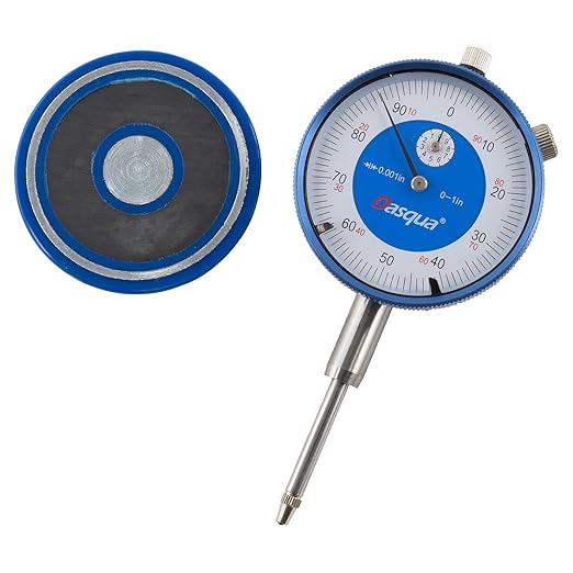 Dasqua 5122-4211 0-1" Dial Indicator with Magnetic Back