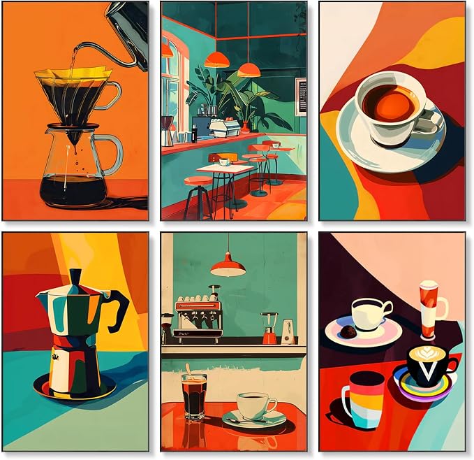 Fountor 6 Pack Paint by Numbers Kit by Fountor