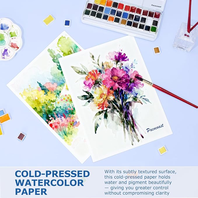 Pacocoast Watercolor Paper Pads, 20 Sheets. Perfect - Image 3